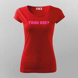 Desi Meme Quote Women Tee - Hindi Urdu Humor by Teez