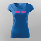 Desi Meme Quote Women Tee - Hindi Urdu Humor by Teez