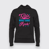 Girls Who Code Rock Programming Hoodie From Teez.