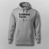 Goldman Sachs Men's  Hoodie - Stylish Financial Wear