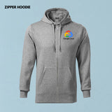 Google-Cloud--grey-zipper-hoodie