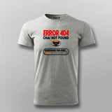 Error 404 Chai Not Found T-Shirt For Men - Funny Tea Lover