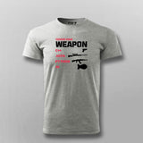 Choose Your Weapon Funny Programmer T-Shirt For Men