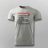 6 Stages of Debugging T-Shirt For Men – Funny Programmer