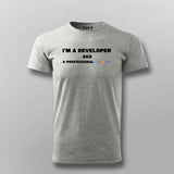 I'm a Developer T-Shirt for Men - Coder & Programmer Tee