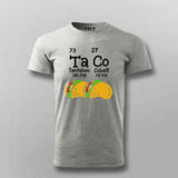 Ta Co Chemistry Pun T-Shirt For Men - Funny Science & Food