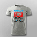 Science Lab T-Shirt For Men - Fun Chemistry & Experiment