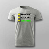 Frontend, Backend, Weekend T-Shirt For Men – Funny Developer