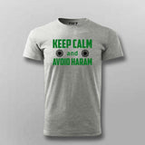 Keep Calm and Avoid Haram T-Shirt for Men - Faithful and Bold