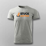 Stuck Overflow T-Shirt For Men – Funny Programmer & Developer