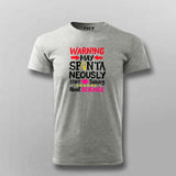 Warning! Science T-Shirt For Men - Fun Geeky