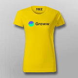 Groww Financial Service T-shirt for Women