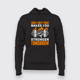 Gym Motivational Weightlifting T-Shirt For Women