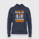 Gym Motivational Weightlifting T-Shirt For Women