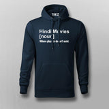 Hindi Movies Definition Hoodie - Film Lover Wear by Teez