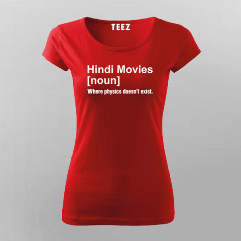 Hindi Movies Definition Women Tee - Film Lover Wear by Teez