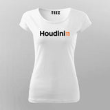 Houdini Logo T-Shirt For Women - Creativity Unleashed