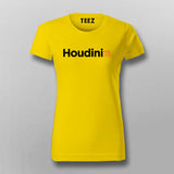 Houdini Logo T-Shirt For Women - Creativity Unleashed