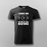 Path of Least Resistance Men's Tee - Stylish Wear by Teez