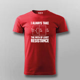 Path of Least Resistance Men's Tee - Stylish Wear by Teez