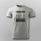 Path of Least Resistance Men's Tee - Stylish Wear by Teez