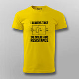 Path of Least Resistance Men's Tee - Stylish Wear by Teez