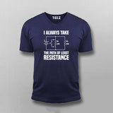 Path of Least Resistance Men's Tee - Stylish Wear by Teez