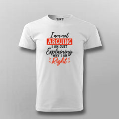 Not Arguing, Just Explaining: Debate Tee