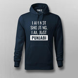 Punjabi Shouting Hoodie - Loud and Proud by Teez