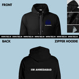 IIM-Ahmedabad-zipper-black-hoodie