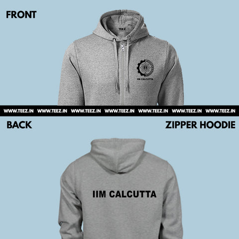 IIM-Calcutta-zipper-grey-hoodie