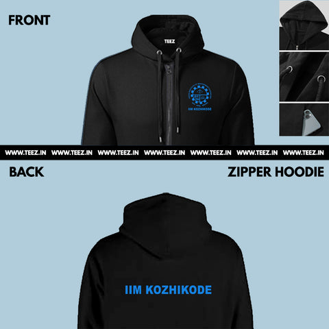 IIM-Kozhikode-zipper-black-hoodie