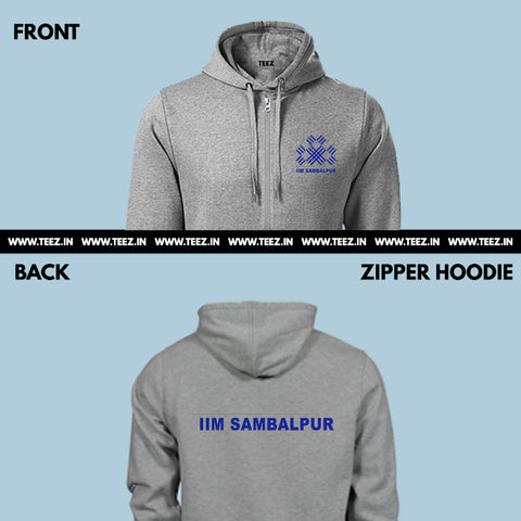 IIM-Sambalpur-zipper-grey-hoodie