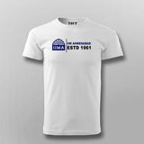 IIM Ahmedabad ESTD 1961 Heritage Men's T-Shirt