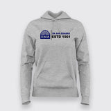 IIM Ahmedabad ESTD 1961 Women's Legacy Hoodie