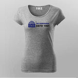 IIM Ahmedabad ESTD 1961 Women's Legacy Tee