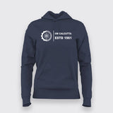 IIM Calcutta ESTD 1961 Women's Heritage Hoodie