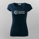 IIM Calcutta ESTD 1961 Women's Heritage Tee