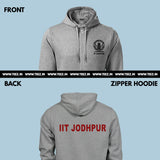 IIT Jodhpur Cotton & Zipper Hoodies For Men