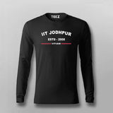 IIT Jodhpur ESTD 2008 Round Neck T-Shirt for Men - Official Merch