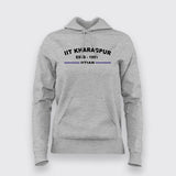 IIT Kharagpur Vintage Hoodie ESTD 1951 - Women's Style