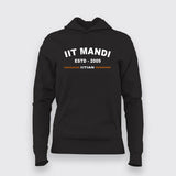 IIT Mandi Modern Fit Hoodie ESTD 2009 - Women's