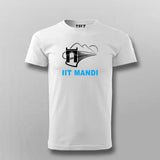 iit mandi white t shirt for men  