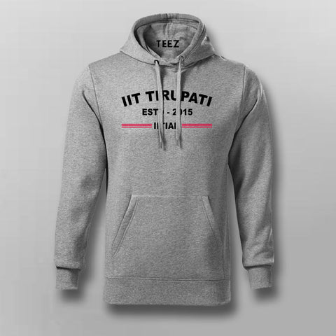 Men's IIT Tirupati ESTD 2015 Cotton Hoodie