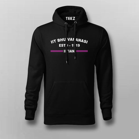 IIT Varanasi ESTD 1919 Classic Cotton Hoodie