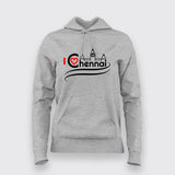 Heartfelt I Love Chennai Hoodie - Urban Love