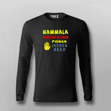 IRUNGABHAIIBlackFullSleeveTShirtForMen