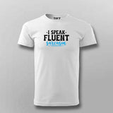 Fluent in Sarcasm: Sharp Tongue Tee