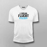 Fluent in Sarcasm: Sharp Tongue Tee