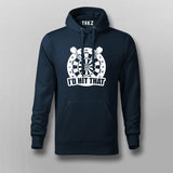 I'd Hit That Darts Player Hoodie - Funny and Stylish Wear by Teez